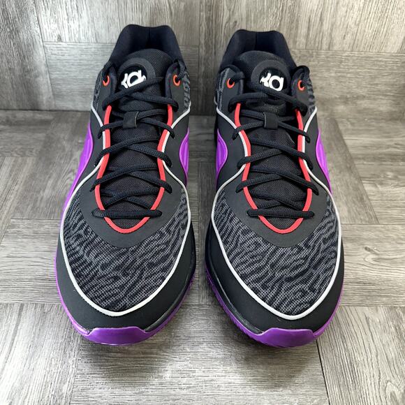 Nike KD 16 Kevin Durant Black Vivid Purple Basketball Shoes DV2917-002 Mens 18